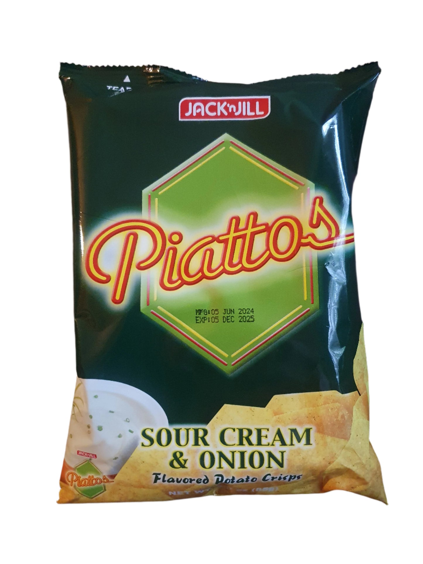 Piattos Sour Cream & Onion