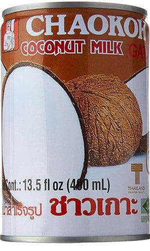 Coconut milk in can
