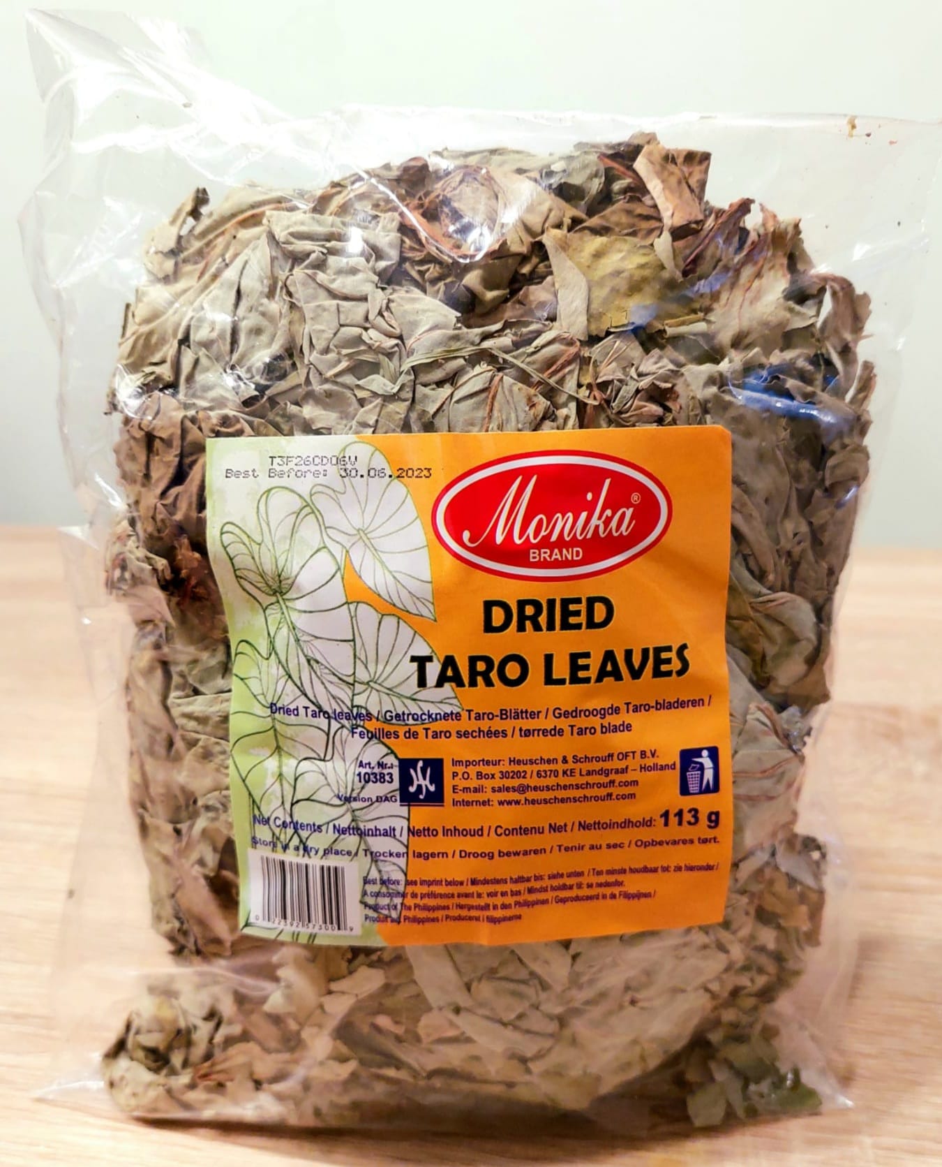 DRIED TARO LEAVES