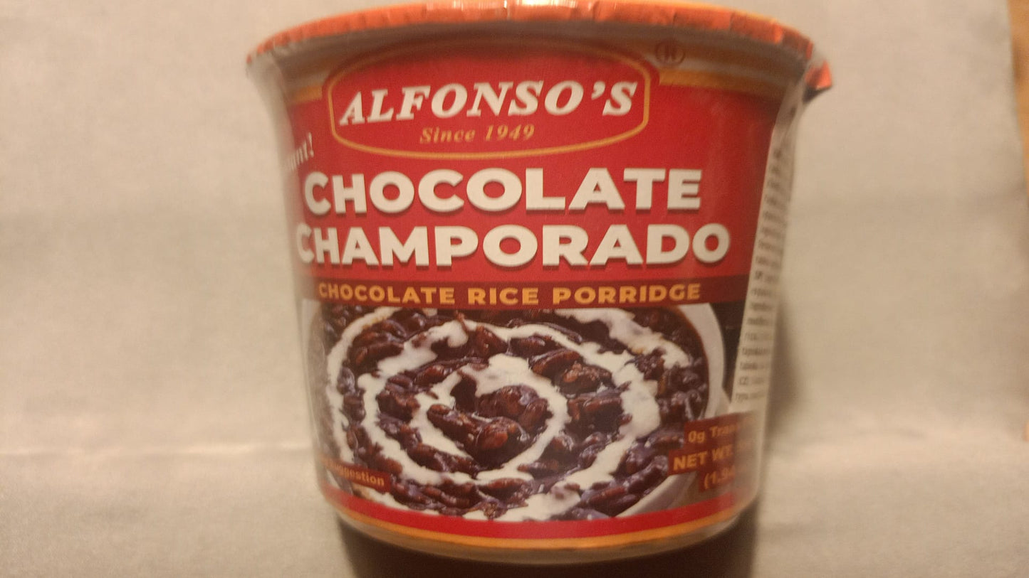 Chocolate champorado cup