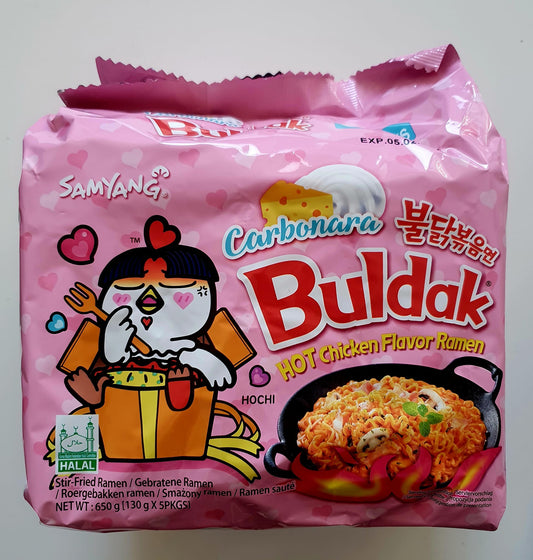 BULDAK Hot chicken flavor ramen CARBONARA