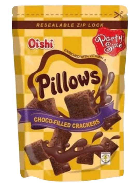 Pillows Choco filled crackers 150g