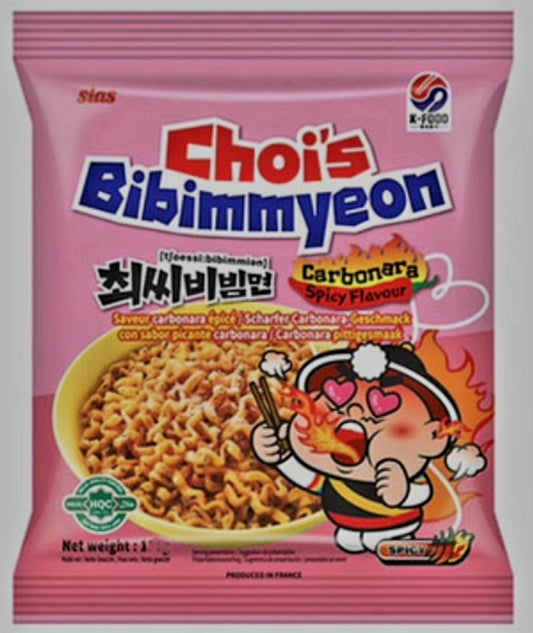 Bibimmyeon instant carbonara noodles
