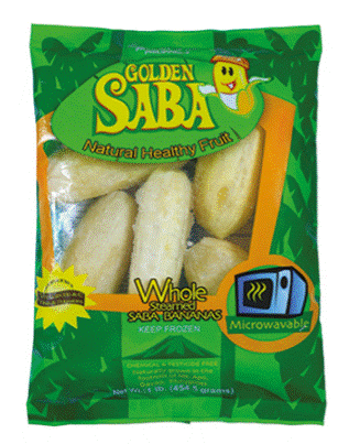 Steamed Saba banana