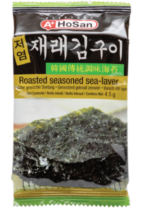Roasted seasoned seaweed