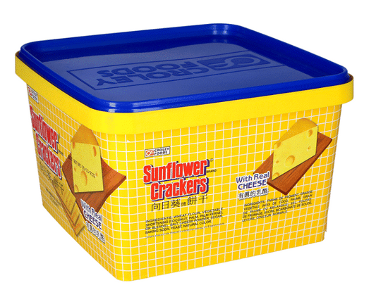 Sunflower Cheese flavored crackers